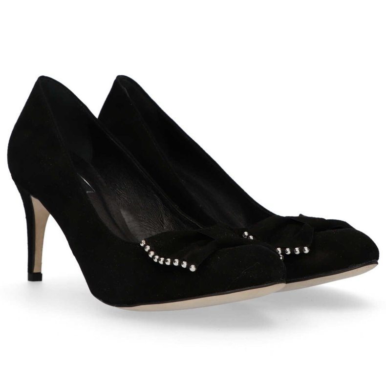 Décolleté Filippo 1430 Pelle scamosciata nera nero 2