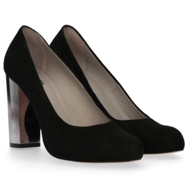 Décolleté Filippo 1440 in camoscio nero 1