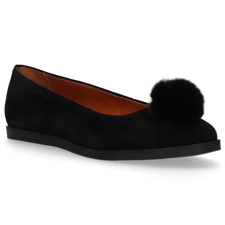 Ballerina Filippo 1320 Camoscio Nero 2