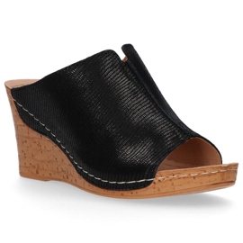 Ciabatte in pelle Filippo DK786 / 20 Bk nere nero 2