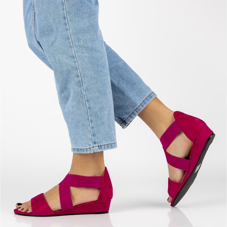 Filippo DS1363 / 20 Fh Sandali fucsia viola rosa 1