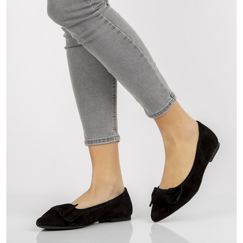 Ballerine in pelle Filippo DP1329/20 Bk nere nero 1