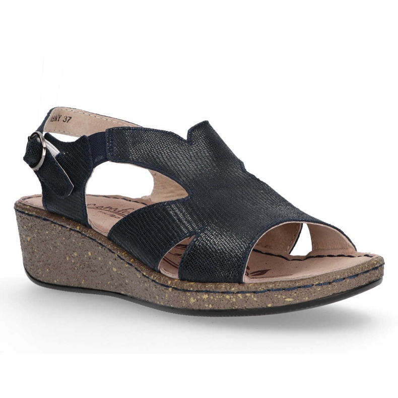Sandali in pelle Filippo DS097/18 Nv blu navy 1
