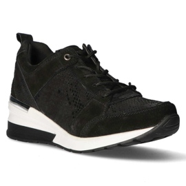 Sneakers in pelle Filippo DP1505/20 Bk nere nero 1