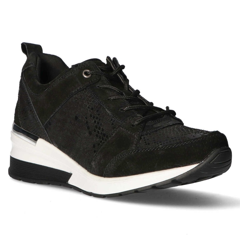 Sneakers in pelle Filippo DP1505/20 Bk nere nero 1