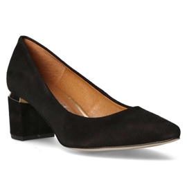 Décolleté Filippo Premium 2047 in camoscio nero 1