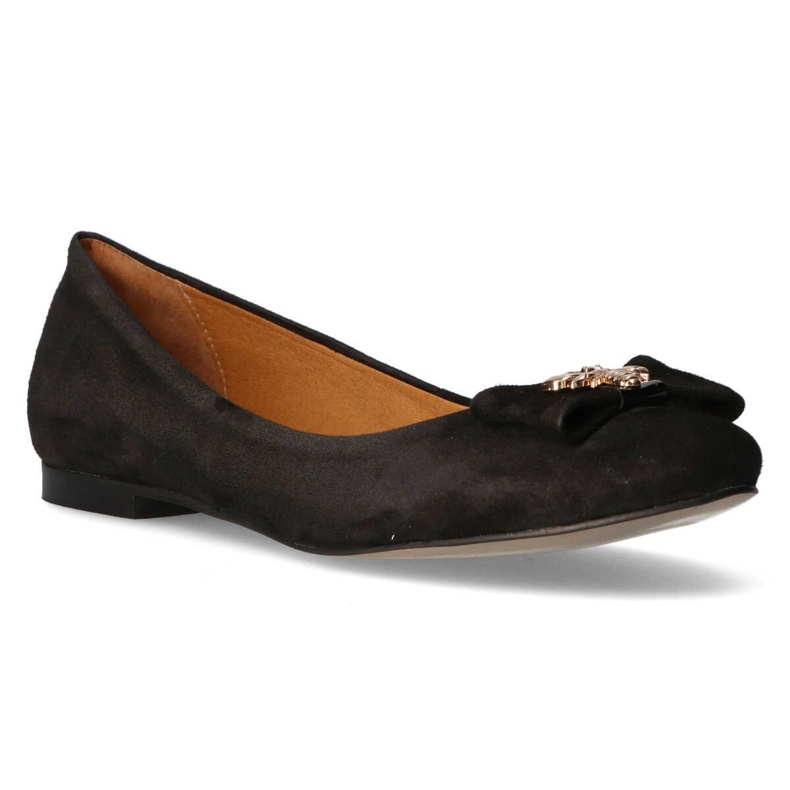 Filippo Premium 2054 Ballerina in camoscio nero 1