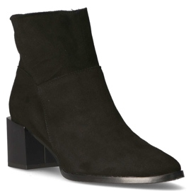 Stivale in pelle Filippo 1605 camoscio nero 1