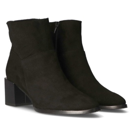 Stivale in pelle Filippo 1605 camoscio nero 2