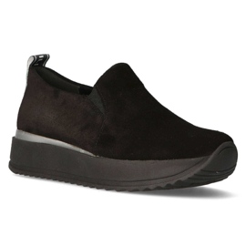 Sneakers in pelle Filippo 966 nere nero 1