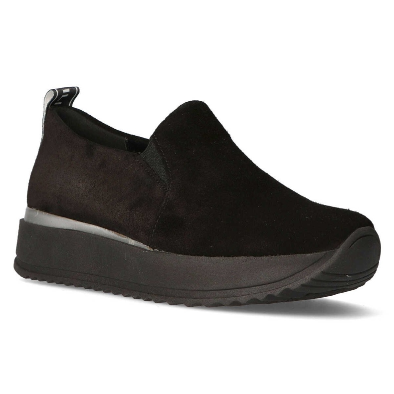 Sneakers in pelle Filippo 966 nere nero 1