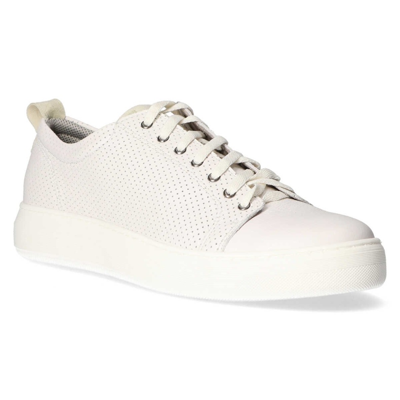 Scarpe in pelle Filippo 1476 Bianco bianca 1