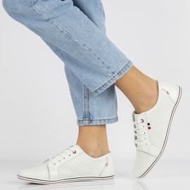 Scarpa in pelle Filippo DP009/21 Wh bianca bianco 2