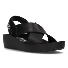 Sandali in pelle Filippo DS2060/21 Bk nero 2