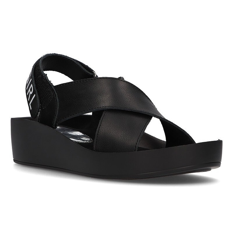 Sandali in pelle Filippo DS2060/21 Bk nero 2