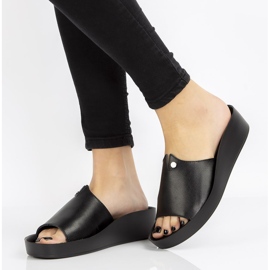 Ciabatte in pelle Filippo DK2059 / 21 Bk nere nero 1