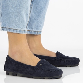Mocassini in pelle Filippo DP2037/21 Nv blu navy 1