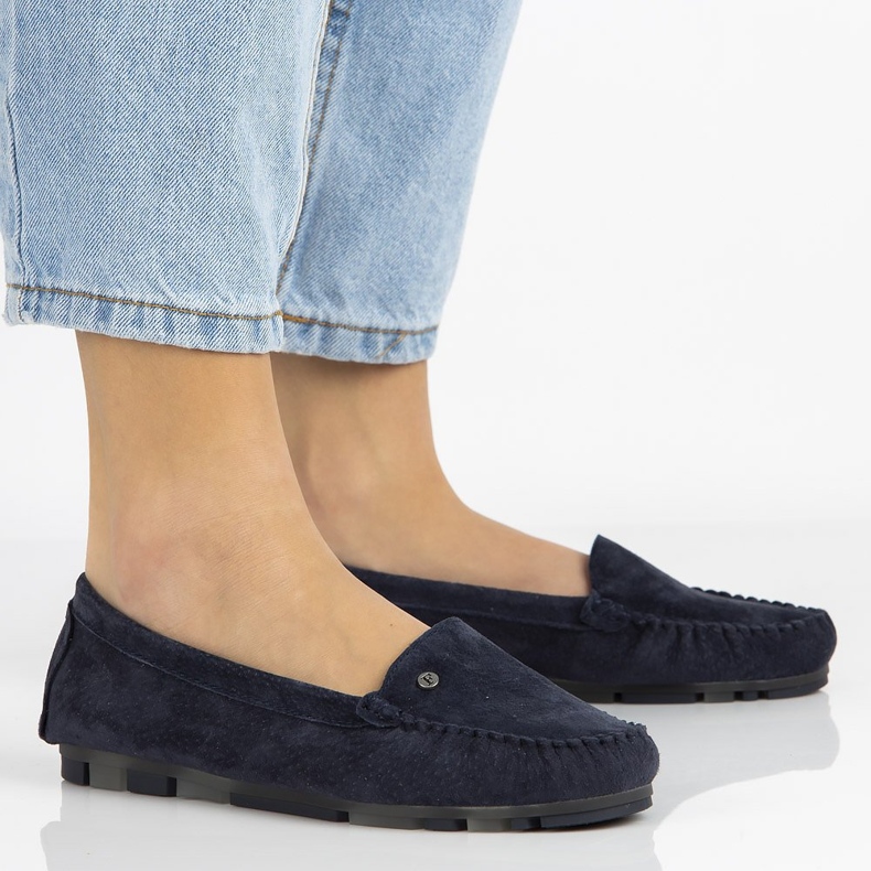 Mocassini in pelle Filippo DP2037/21 Nv blu navy 1