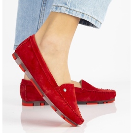 Mocassini Filippo DP2037/21 Rd in pelle rossi rosso 1