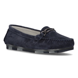 Mocassini in pelle Filippo DP1202/21 Nv blu navy 1