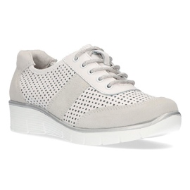 Scarpa in pelle Filippo DP028/21 Wh bianca stringata bianco 1