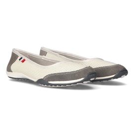 Scarpa in pelle Filippo DP142/21 Wh Gr bianco-grigio 1