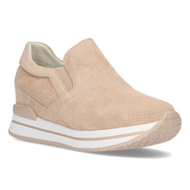 Sneakers in pelle Filippo DP1512/21 Be beige 1