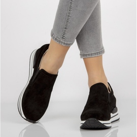 Sneakers in pelle Filippo DP1512/21 Bk nere nero 1