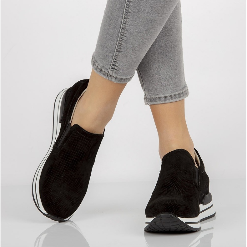 Sneakers in pelle Filippo DP1512/21 Bk nere nero 1