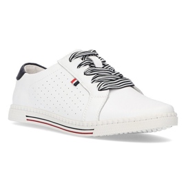 Scarpa in pelle Filippo DP2154/21 Wh bianca bianco 1