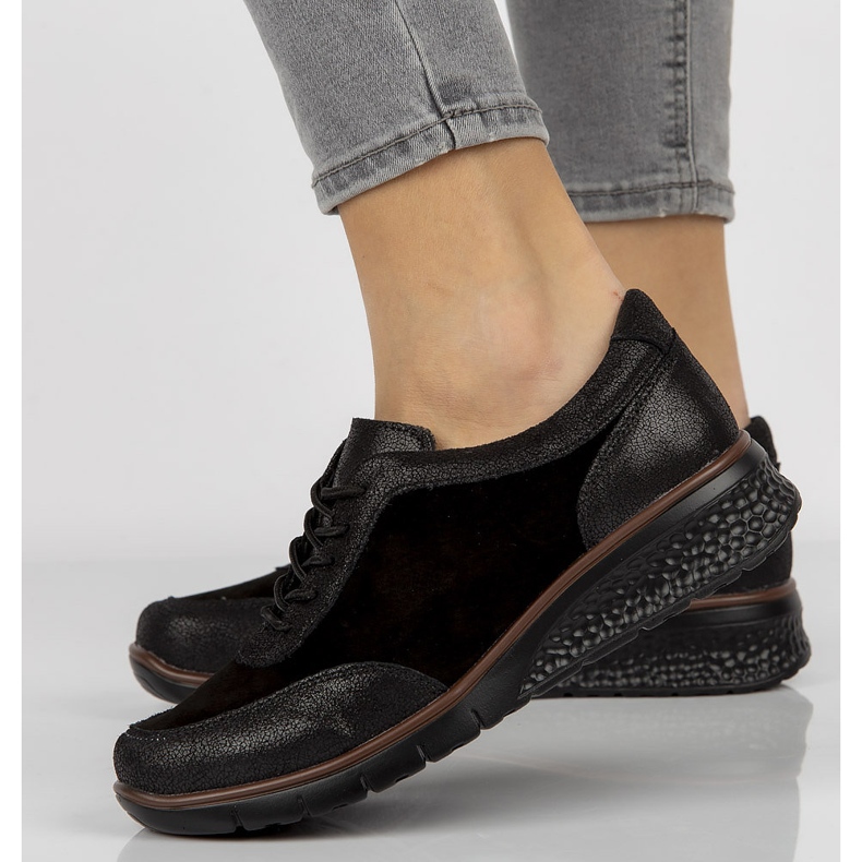 Scarpe in pelle Filippo DP1509/21 Bk nero 2