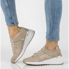 Sneakers in pelle Filippo DP2003/21 Be beige 1