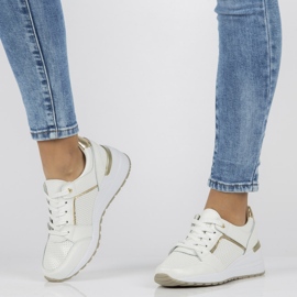 Sneakers in pelle Filippo DP2003 / 21 Wh bianco 1