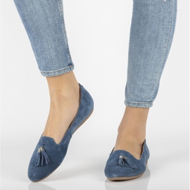 Signori in pelle Filippo DP2025/21 Bl blu 1