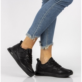 Sneakers sportive in pelle Filippo DP2017/21 Bk nere nero 1