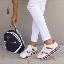 Sneakers in pelle Filippo DP2004 / 21 Wh bianco bianca 1