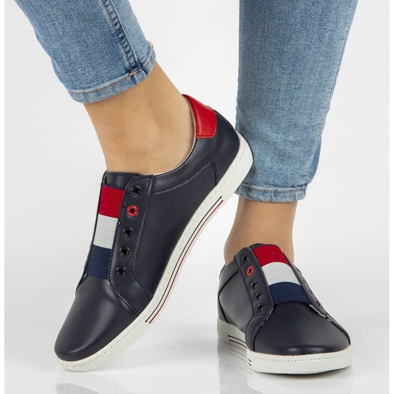 Scarpa in pelle Filippo DP2155/21 Nv blu navy 1