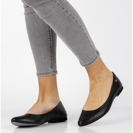Ballerine Filippo 04100 in pelle nere nero 1