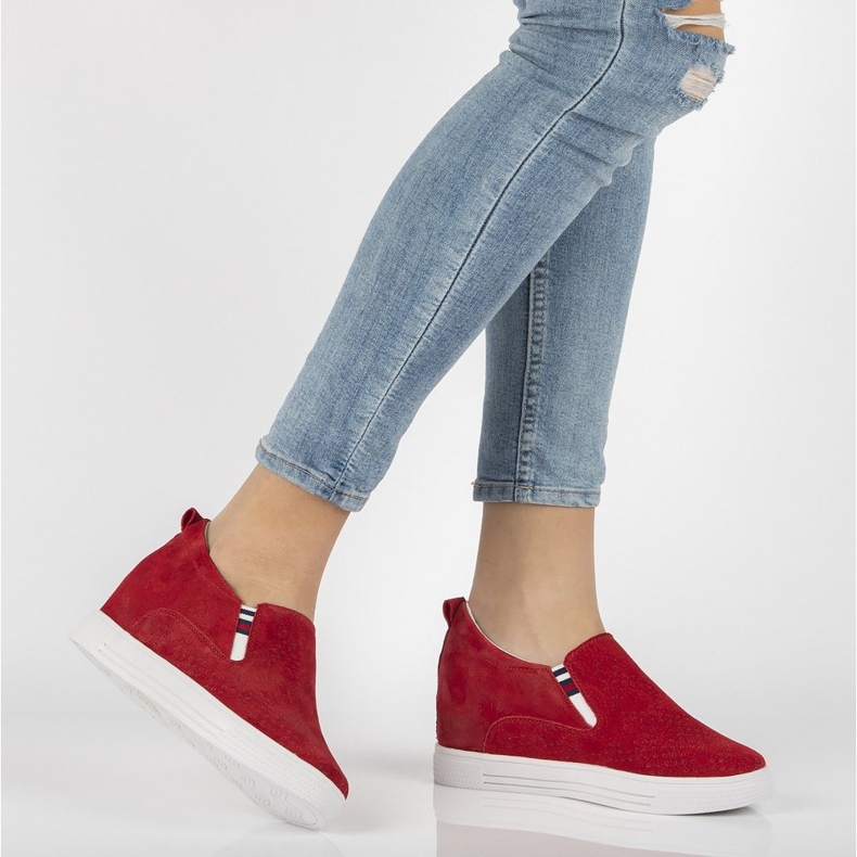 Scarpa rossa Filippo DP1356/21 Rd in pelle rosso 1