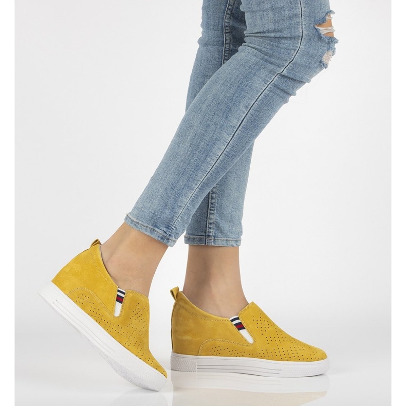 Scarpe in pelle Filippo DP1356/21 Yl giallo 2