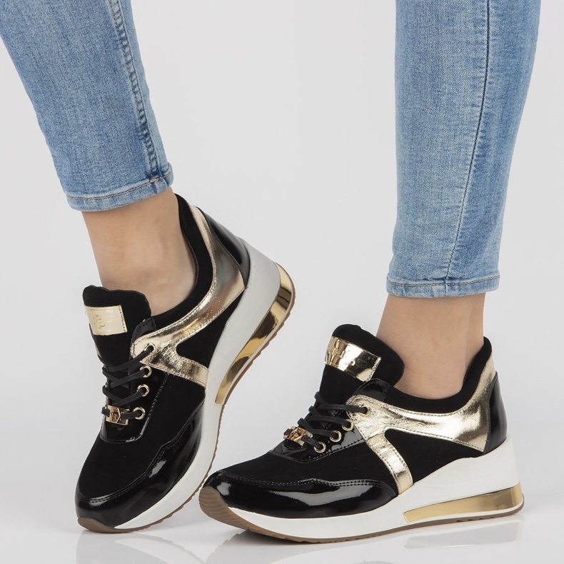Sneakers in pelle Filippo 086 nere nero 1