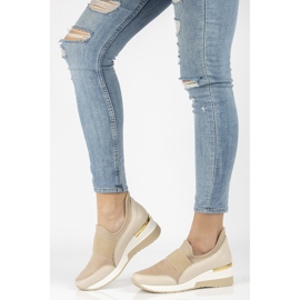 Sneakers in pelle Filippo 089 beige 1