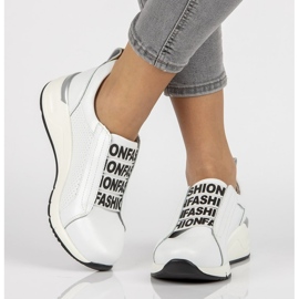 Sneakers in pelle Filippo DP2053 / 21 Wh bianche bianca 1