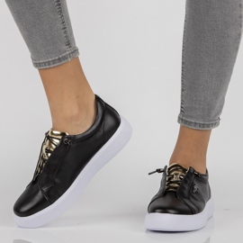 Scarpe in pelle Filippo DP2041/21 Bk nero 1