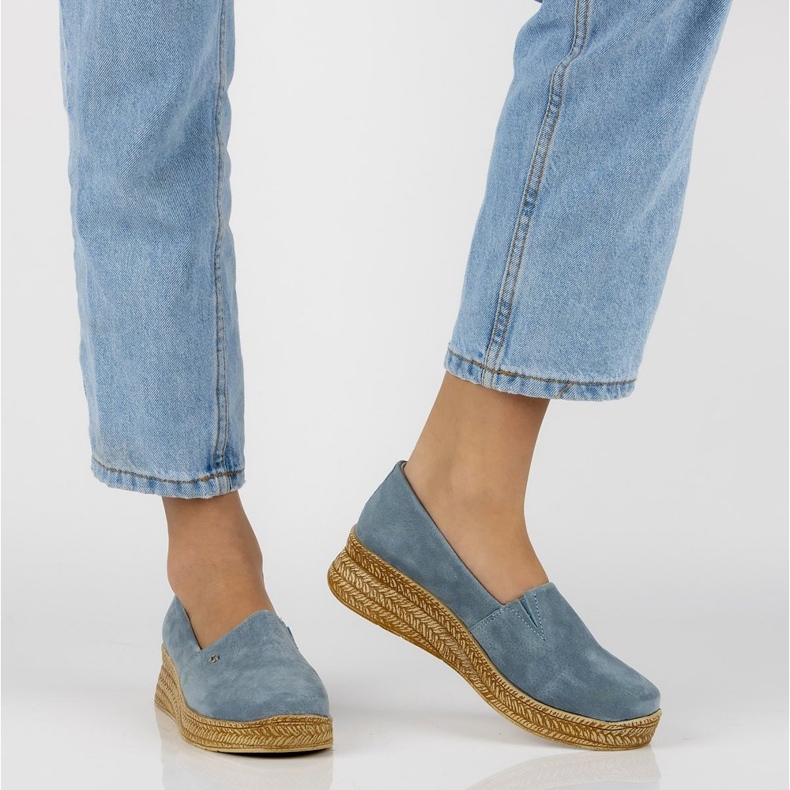Scarpe in pelle Filippo DP2164/21 Bl blu 1