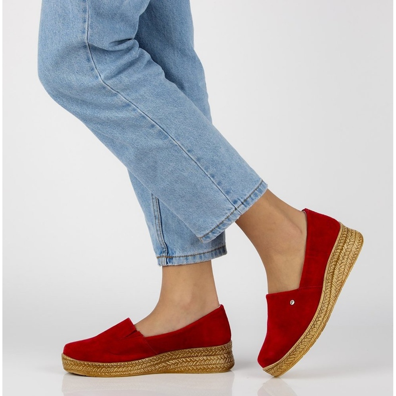Scarpa rossa Filippo DP2164/21 Rd in pelle rosso 1