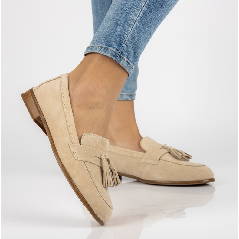 Mocassini in pelle Filippo DP2149/21 Be beige 1