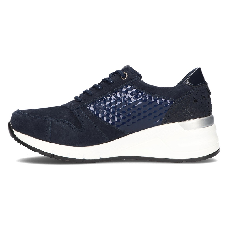 Sneakers in pelle Filippo DP2052/21 Nv blu navy 1