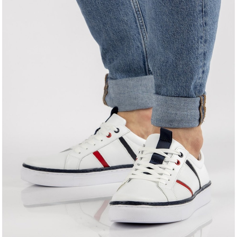 Scarpe in pelle Filippo MP2146 / 21 Wh bianco 1