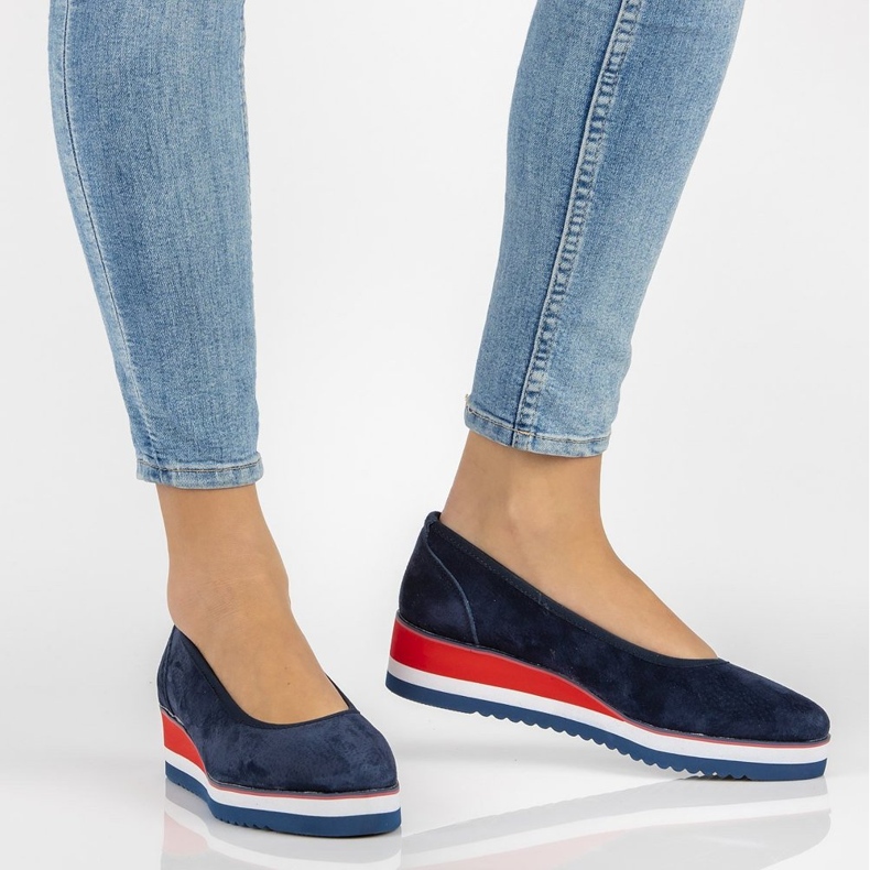 Ballerine in pelle Filippo DP2323/21 Nv blu navy 1
